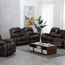 Peterson Manual Recliner Lounge Suite - 3+2+1 at online8 furniture store Auckland