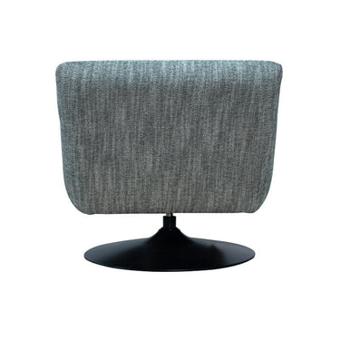 Phantom Swivel Club Chair - Charcoal / White Fleck at online8 furniture store Auckland