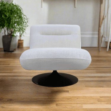 Phantom Swivel Club Chair - Ivory at online8 furniture store Auckland
