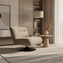 Phantom Swivel Club Chair - Truffle Canvas at Online8 Furniture Auckland NZ