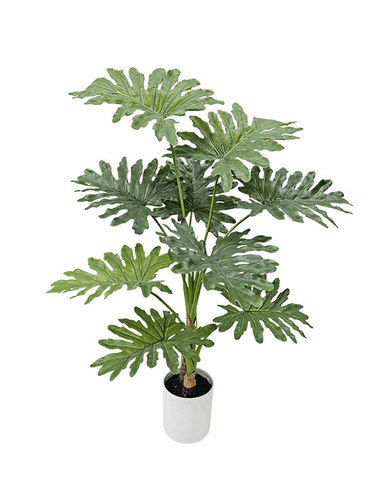 Philodendron Hope Selloum Potted - 96cm Faux Plant at online8 furniture store Auckland