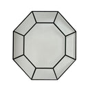 Octavia octagonal wall mirror 90cm with bevelled mirror border