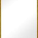 Esteban arched wall mirror 65 x 150cm in a slim gold frame
