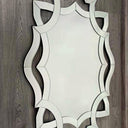 Vina ornate wall mirror shown in a room setting