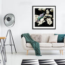 Magnolia Affair framed wall art shown in a room setting