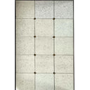 Antiques panelled wall mirror 100 x 150cm with antiqued grid panes