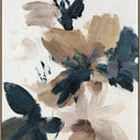 Quiet Moment canvas wall art with hand-painted overlay in an oak colour frame