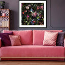 Secret Garden framed wall art shown in a room setting
