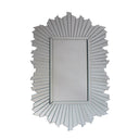 Casablanca wall mirror 80 x 120cm with radiating mirror strip border