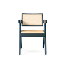 Pierre Rattan Armchair | Dining Chair - Black at online8 furniture store Auckland