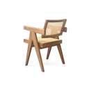 Pierre Rattan Armchair | Dining Chair - Walnut at online8 furniture store Auckland