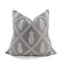 Pineapple Cushion Cover - Gray/White at online8 furniture store Auckland