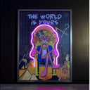 Pink Panther Pop Art with Neon Lights at Online8 Furniture Auckland NZ