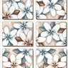 Placemats Ocean Frangipani 36.5x27.5 cm at online8 furniture store Auckland