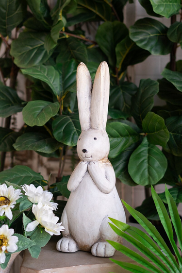 Playful Rabbit W/ Long Ears - Small at online8 furniture store Auckland