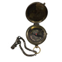 Pocket Brass Compass with Chain at online8 furniture store Auckland
