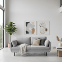 Polaris 2 Seater Sofa - Grey at Online8 Furniture Auckland NZ