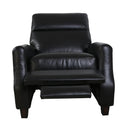 Pompei Aged Leather Recliner Chair - Belon Black at online8 furniture store Auckland