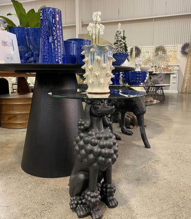 Poodle Side Table - Black at online8 furniture store Auckland
