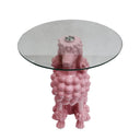 Poodle Side Table - Pink at online8 furniture store Auckland