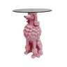 Poodle Side Table - Pink at online8 furniture store Auckland