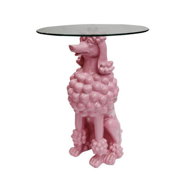 Poodle Side Table - Pink at online8 furniture store Auckland