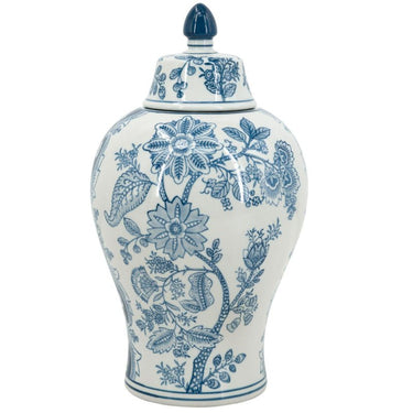 Porcelain Blue and White Ginger Jar at online8 furniture store Auckland