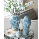 Porcelain Blue and White Ginger Jar at online8 furniture store Auckland