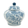 Porcelain Blue and White Lidded Jar at online8 furniture store Auckland
