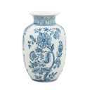 Porcelain Blue And White Round Vase at Online8 Furniture Auckland NZ