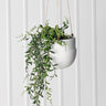 Porcelain Hanging Pot White at online8 furniture store Auckland