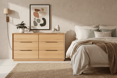 Porter 6 Drawer Lowboy at online8 furniture store Auckland