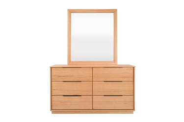 Porter 6 Drawers Dressing table w/ Mirror at online8 furniture store Auckland