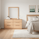 Porter 6 Drawers Dressing table w/ Mirror at Online8 Furniture Auckland NZ