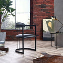 Porter Casual Chair - Vintage Black at online8 furniture store Auckland