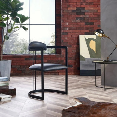 Porter Casual Chair - Vintage Black at online8 furniture store Auckland