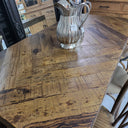 Prairie Parquet Dining Table - Walnut 2400 at online8 furniture store Auckland