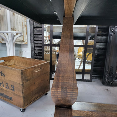 Prairie Parquet Dining Table - Walnut 2400 at online8 furniture store Auckland