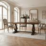 Prairie Parquet Dining Table - Walnut 2400 at online8 furniture store Auckland