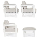 Presley Outdoor Sofa Set 4Pcs at online8 furniture store Auckland