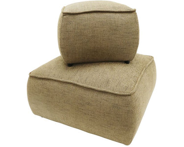 Nellie Large Ottoman - Taupe/Black Fleck at Online8 Furniture Auckland NZ