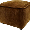 Nellie Small Ottoman - Coffee at Online8 Furniture Auckland NZ