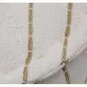 Solis Handloom Pouf - Ecru & Natural at Online8 Furniture Auckland NZ