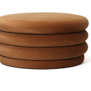 Elyice Storage Ottoman - Dark Caramel at Online8 Furniture Auckland NZ