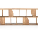 Arc Open Bookshelf - Natural Acacia at Online8 Furniture Auckland NZ