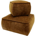 Nellie Large Ottoman - Coffee at Online8 Furniture Auckland NZ