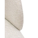 Adele Linen & Oak Wing Dining Chair - Grey Beige at Online8 Furniture Auckland NZ