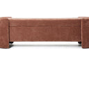 Jamilla Storage Bench - Rosewood at Online8 Furniture Auckland NZ