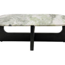 Hendrix Coffee Table with Marble Top - Black at Online8 Furniture Auckland NZ