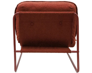 Tyson Occasional Chair - Vermilion at Online8 Furniture Auckland NZ
